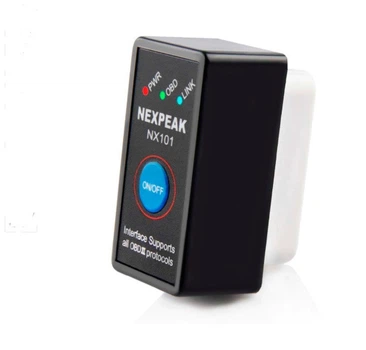 Універсальний діагностичний сканер OBD2 ELM327 NX101 V15 mini Bluetooth із кнопкою