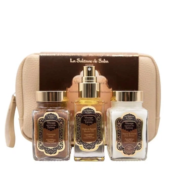 Набор для тела Аюрведический La Sultane de Saba Coffret Voyage sur la Route des Epices Ayurvedique