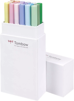 Набір акварельних маркерів Tombow двосторонніх 18 шт (4003198104280)