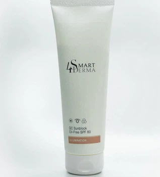 Антиоксидантный ультразащитный крем OIL-FREE SPF-80 Smart4Derma Illumination QC Sunblock Oil-Free SPF 80 230мл