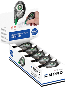 Набір стрічкових коректорів Tombow Mono 20 шт (ZES4901991585124)