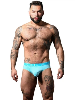 Трусы брифы мужские Andrew Christian 04-2664 L цвет морская волна