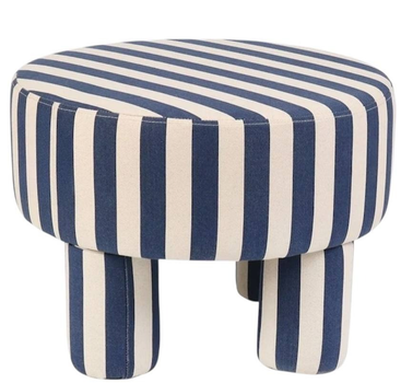 Pufa HOMLA CHIARO 50 x 50 x 37 cm Niebiesko biała 741128 (5906496741128)