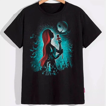 Футболка жіноча Disney Nightmare Halloween Sally Rose PG08044 goodreclama XL Чорний