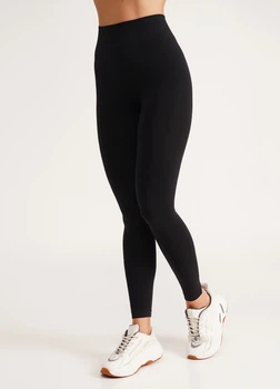 Безшовні легінси жіночі з мікрофібри Giulia LEGGINGS S/M Black-nero