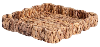 Taca dekoracyjna Homla Hyacinth z hiacyntu wodnego 33 × 33 × 5.5 cm (5906496728297)