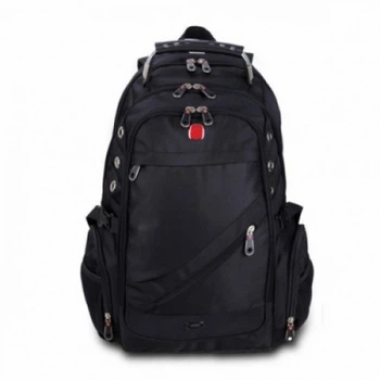 Городской рюкзак Bag 8810 33л. Black Ультрапрочный Износостойкий с защитой от влаги Водоотталкивающий USB порт и Аудиопорт AUX Универсальный для детей и взрослых