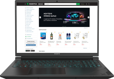 Ноутбук Gigabyte G6X 9MG (G6X 9MG-42UA854SD) Gunmetal Gray