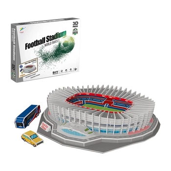 Стадіон Парі Сен-Жермен. Величезні 3D пазли "Parc des Princes" Тривимірний конструктор-головоломка.