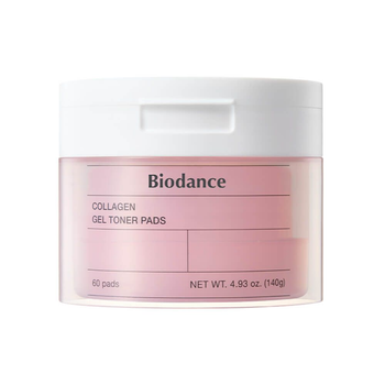 Укрепляющие коллагеновые педы для лица Biodance Collagen Gel Toner Pads, 60 шт