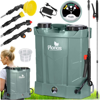 Обприскувач акумуляторний Plonos PL-602 Green (5903890626723)