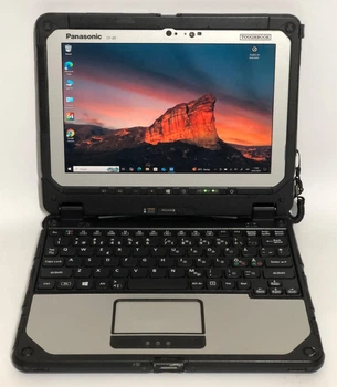 Защищенный нетбук-трансформер Panasonic Toughbook CF-20 MK2 - 10.1" (1920x1200) IPS тачскрин / i5-7Y57 / 8gb / 256gb ssd / Windows 10 Pro, 4G/LTE + стилус, Б/у