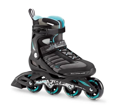 Роликові ковзани для дорослих Rollerblade ZETRABLADE W 36.5 (6US) 230мм Black/blue cyan (07736700 915)