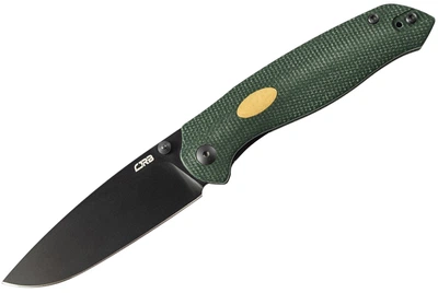 Нож CJRB Knives Aes Black Blade, AR-RPM9, Micarta Green (27980438)