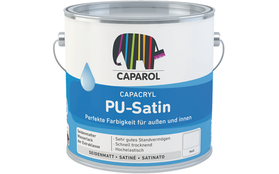 Эмаль полиуретановая Caparol Capacryl PU-Satin Base W Белая, 0.7 л