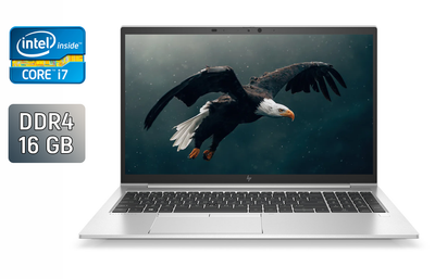 Ультрабук HP EliteBook 850 G8 / 15.6" (1920x1080) IPS / Intel Core i7-1185G7 (4 (8) ядра по 3.0 - 4.8 GHz) / 16 GB DDR4 / 512 GB SSD / Intel Iris Xe Graphics / WebCam / TouchID б/у
