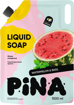 Жидкое мыло Pina Watermelon and Basil дой-пак 1500 мл (4820287020500)