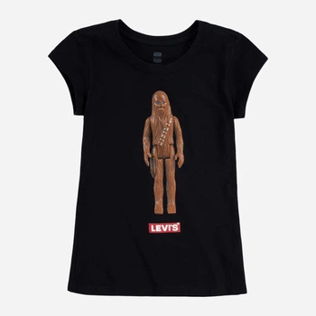 Детская футболка для девочки Levis 432760431 98-104 см Черная (1159818554)