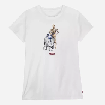 Дитяча футболка для дівчинки Levi`s 800759408 104 см Біла (1159833606)