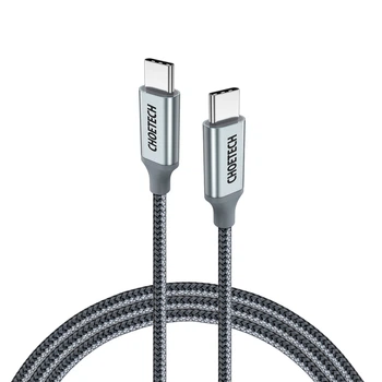 Кабель Choetech PD100W USB-C to USB-C Nylon Cable (1.8m) Black (XCC-1002)