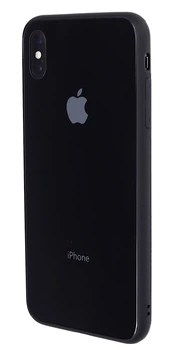 Чохол-накладка Glass+TPU Case для iPhone Xs Max Black (GLPTPUXSMBLK)