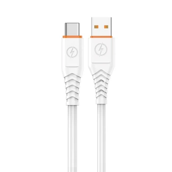 Кабель Avantis A127 USB-A to USB-C 3А 1м Белый Быстрая зарядка