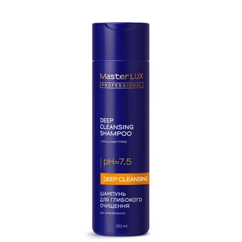 Шампунь для глибокої очистки волосся DEEP CLEANSING Master LUX 250 мл