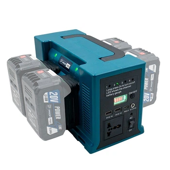 Акумуляторний інвертор напруги PROFI-TEC 20V PCB3320V безперебійного живлення/зарядна станція (без акумуляторів та зарядного, в коробці) (005942)