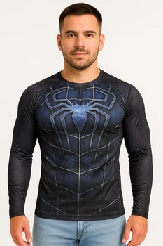 Рашгард Людина Павук Spider XL Jeccordi темно-синій