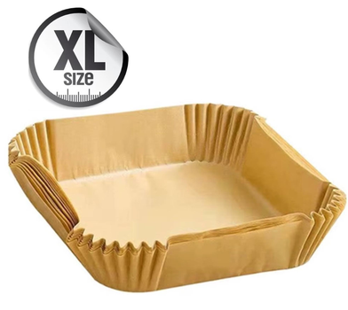 Великі пергаментні форми для аерогрилю XL ! 20 (23)х4.5 см, 5 штук в упаковці (серветки, вкладиші)