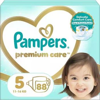 Підгузки Pampers Premium Care розмір 5 (11-16 кг), 88 шт