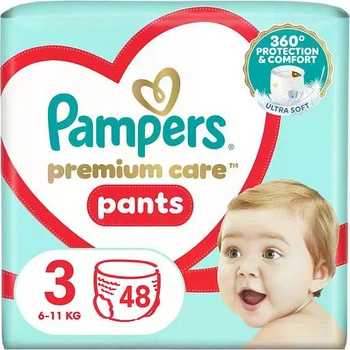 Підгузки-трусики Pampers Premium Care Pants размер 3 (6-11 кг), 48 шт