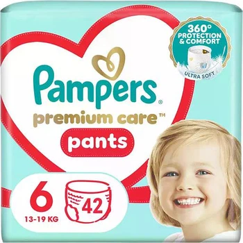 Підгузки-трусики Pampers Premium Care Pants розмір 6 (13-19 кг), 42 шт