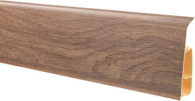 Плінтус підлоговий пластиковий Salag Lima 50 Polish Oak 22x72x2500