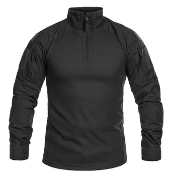 Боевая рубашка Helikon MCDU Combat Shirt NyCo Rip-Stop - Black. Размер M