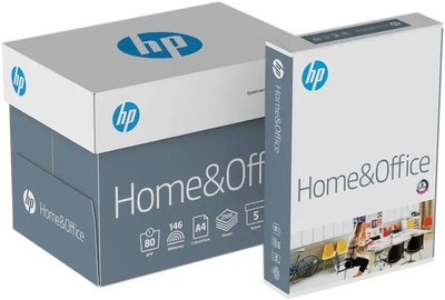 Упаковка бумаги офисной HP Home & Office A4 80 г/м2 класс C 500 листов х 5 пачек х 2 шт (HP.A4.80.HO-5) 