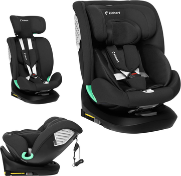 Fotelik samochodowy Kidnort Radjur DK-080437 40-150 cm czarny (5902983624844)