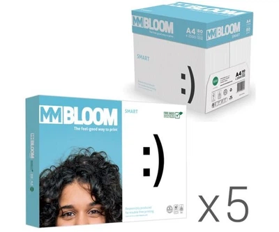 Упаковка бумаги офисной MM BLOOM Smart А4 80г/м2 класс В 500 листов х 5 шт.