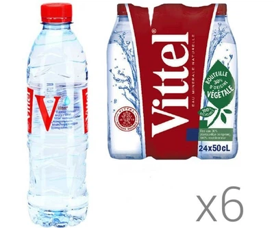 Упаковка минеральной негазированной воды Vittel ПЭТ 6 шт. х 0,5 л