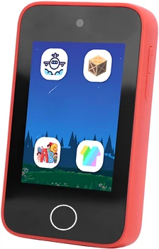 Первый детский телефон Andowl игрушка с фотокамерой без SIM розовый (P40a)