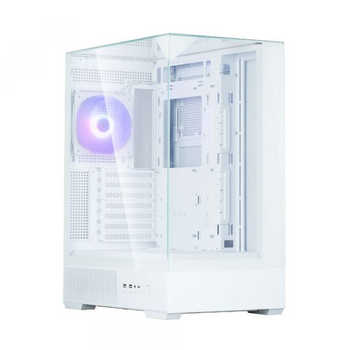 Корпус Zalman p40 Prism без бп, 2xUSB3.0, 1xUSBType-C, 1x120мм argb, vga 420мм, lcs ready, tg 3x Panels, atx, білий p40prismwhite