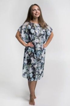 Пляжна шифонова туніка парео Каліпсо One Size 112*72 см морська хвиля