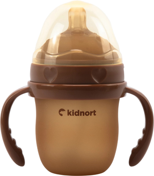 Пляшка для годування Kidnort Eple 0+ міс коричнева 150 мл (5902983634096)