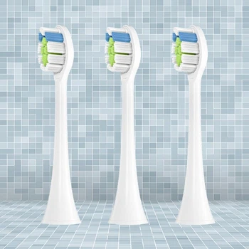 Насадка для зубной щетки Philips ProtectiveClean 4300 HX6800 HX6803 Professional 3 шт. - белый 235613P