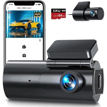 Відеореєстратор GKU D600 Full HD Wi-Fi Black Б/В 000268929