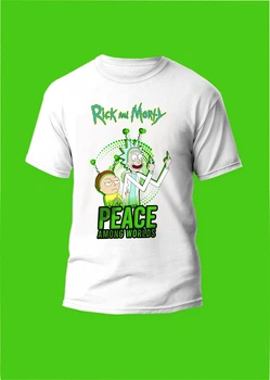 Футболка YOUstyle Рик и Морти (Rick and Morty) 1116 White XL