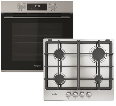 Духовой шкаф электрический Whirlpool OMK58HR0X + Варочная поверхность газовая Whirlpool TKRL 660 IX (комплект)