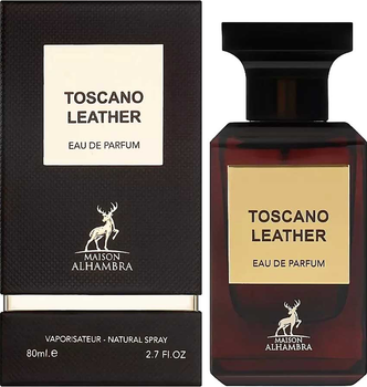 Парфумована вода для чоловіків Maison Alhambra Toscano Leather 80 мл (6291108735770)