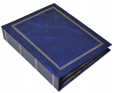 Альбом на 100 фотографий 10*15 см с черными страницами Gedeon DPH46100 CLASSIC BLUE(B)
