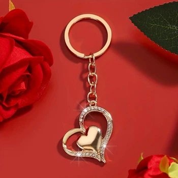 Брелок для ключів Серце 9,8*3,5 см (EG0025)